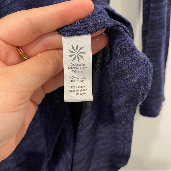 Athleta Purple Long Sleeve Workout Shirt - Picture 4 of 4